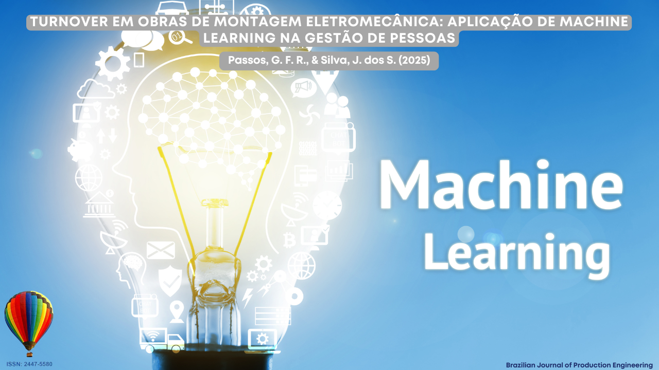 “Imagem de capa com uma lâmpada acesa e ícones digitais formando um cérebro, simbolizando a aplicação de machine learning na gestão de pessoas.”